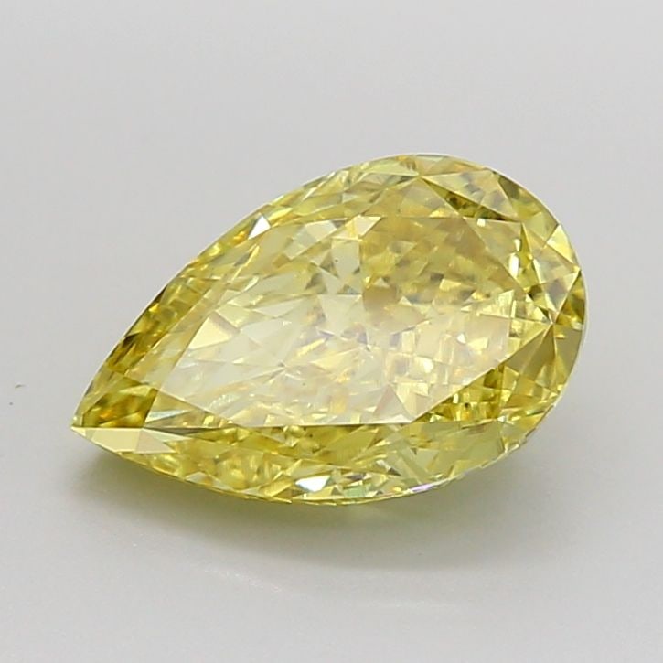 Loose Diamond - PEAR 1.81ct Fancy Intense Yellow VS1: Loose Diamond - PEAR 1.81ct Fancy Intense Yellow VS1 Source: This is a real non-mined Diamond that has been grown in a lab Shape: PEAR Carats: 1.81 Color: Fancy Intense Yellow Certification: IGI