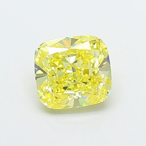 Loose Diamond - CUSHION MODIFIED 1.0ct Fancy Intense Yellow VS1: Loose Diamond - CUSHION MODIFIED 1.0ct Fancy Intense Yellow VS1 Source: This is a real non-mined Diamond that has been grown in a lab Shape: CUSHION MODIFIED Carats: 1.0 Color: Fancy Intense Yellow Ce