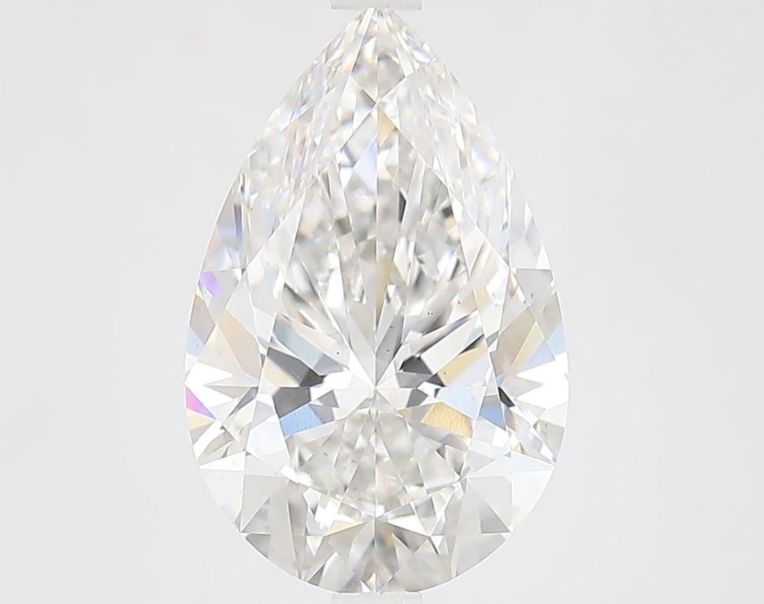 Loose Diamond - PEAR 4.21ct G VS2: Loose Diamond - PEAR 4.21ct G VS2 Source: This is a real non-mined Diamond that has been grown in a lab Shape: PEAR Carats: 4.21 Color: G Clarity: VS2 Certification: IGI Video: Video Link Additional