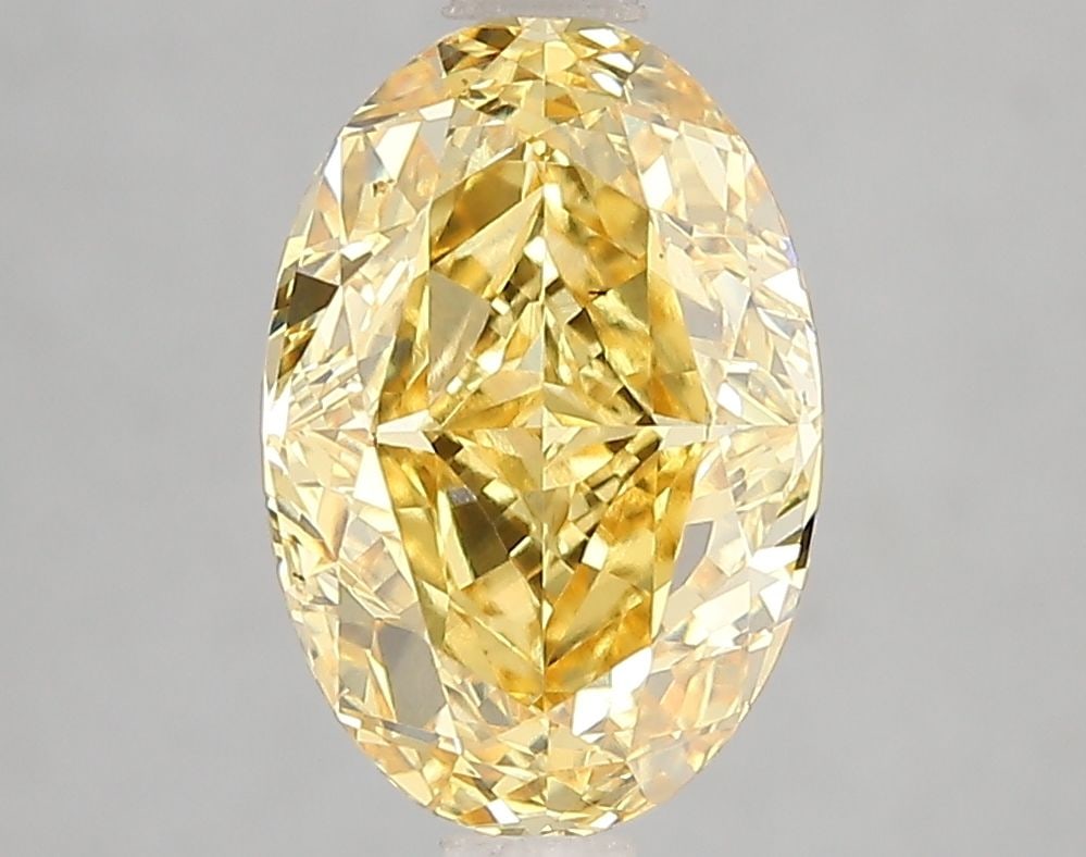 Loose Diamond - OVAL 3.06ct Fancy Vivid Yellow VS1 (1 of 1)