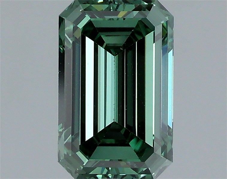 Loose Diamond - EMERALD 1.5ct Fancy Vivid Green VS2 (1 of 1)