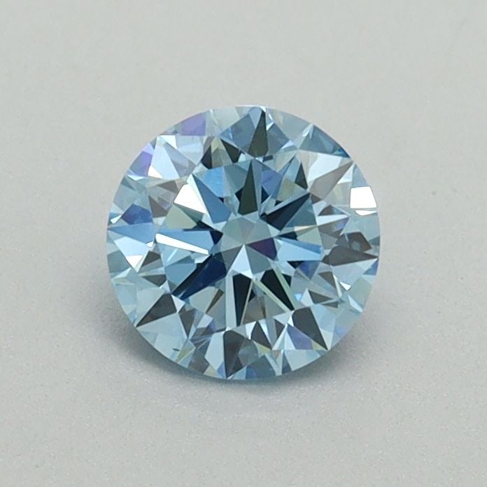 Loose Diamond - ROUND 0.54ct Fancy Vivid Blue VS1: Loose Diamond - ROUND 0.54ct Fancy Vivid Blue VS1 Source: This is a real non-mined Diamond that has been grown in a lab Shape: ROUND Carats: 0.54 Color: Fancy Vivid Blue Certification: IGI Video: