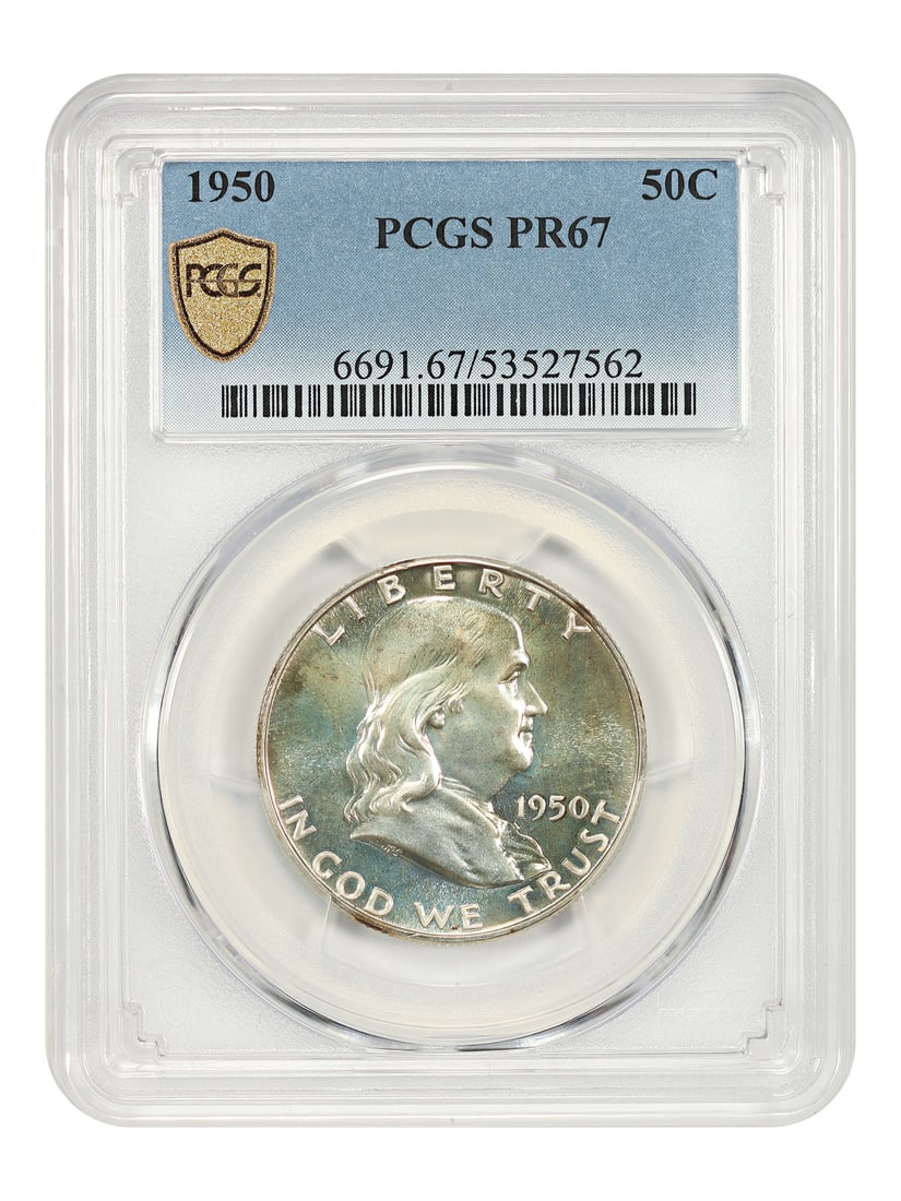 1950 Franklin Half Dollar PCGS PR67 Proof (1 of 6)