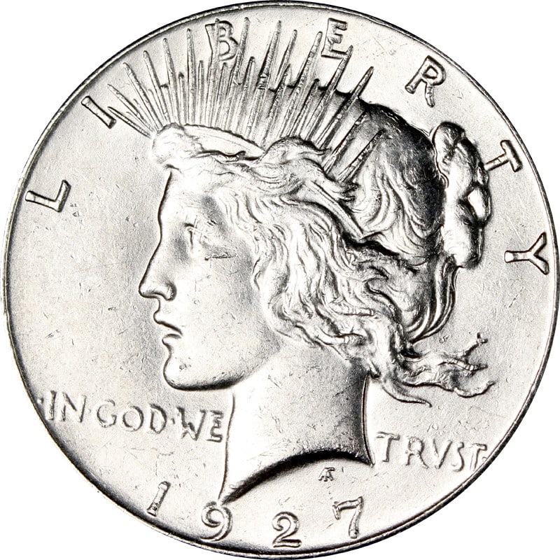 1927 Philadelphia Peace Silver Dollar (1 of 2)