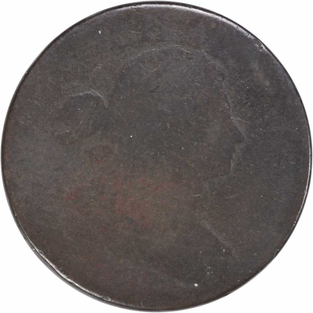 1802 Draped Bust Large Cent Copper Philadelphia AG Uncertified (1 of 2)