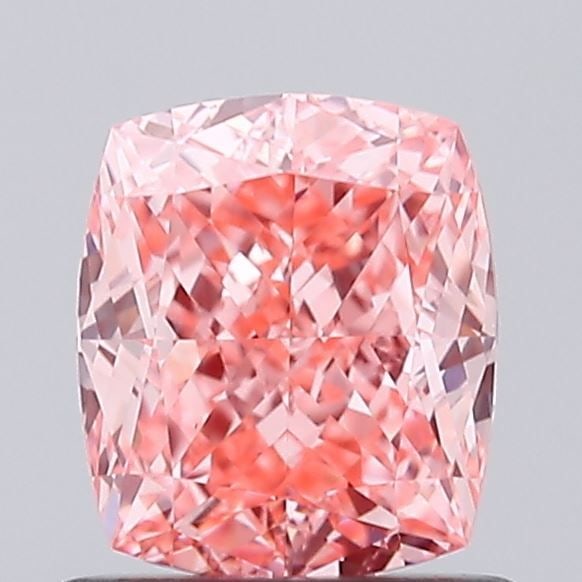 Loose Diamond - CUSHION MODIFIED 1.06ct Fancy Vivid Pink VS1: Loose Diamond - CUSHION MODIFIED 1.06ct Fancy Vivid Pink VS1 Source: This is a real non-mined Diamond that has been grown in a lab Shape: CUSHION MODIFIED Carats: 1.06 Color: Fancy Vivid Pink Certific