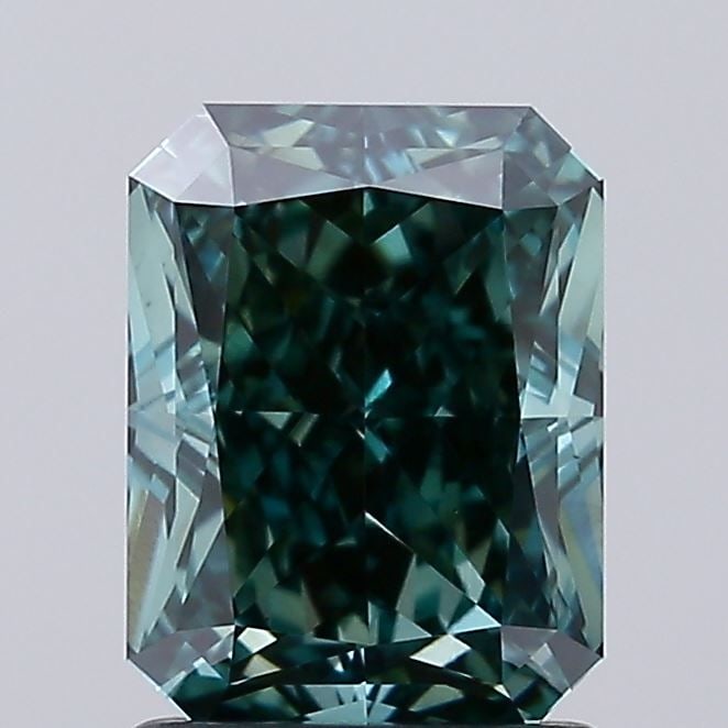 Loose Diamond - RADIANT 1.74ct Fancy Deep Green VS1: Loose Diamond - RADIANT 1.74ct Fancy Deep Green VS1 Source: This is a real non-mined Diamond that has been grown in a lab Shape: RADIANT Carats: 1.74 Color: Fancy Deep Green Certification: IGI Video:
