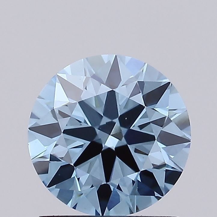 Ideal Loose Diamond - ROUND 1.32ct Fancy Vivid Blue VS1 (1 of 1)