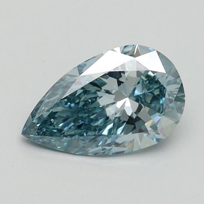 Loose Diamond - PEAR 0.64ct Fancy Intense Greenish Blue VS2 (1 of 1)