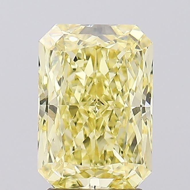 Loose Diamond - RADIANT 3.08ct Fancy Intense Yellow VVS2: Loose Diamond - RADIANT 3.08ct Fancy Intense Yellow VVS2 Source: This is a real non-mined Diamond that has been grown in a lab Shape: RADIANT Carats: 3.08 Color: Fancy Intense Yellow Certification: IG
