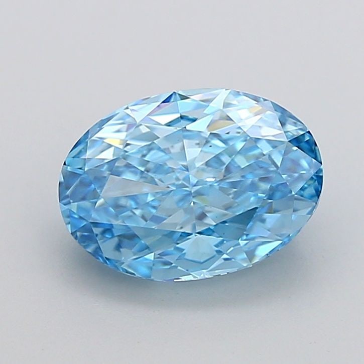 Loose Diamond - OVAL 2.52ct Fancy Vivid Blue VS1: Loose Diamond - OVAL 2.52ct Fancy Vivid Blue VS1 Source: This is a real non-mined Diamond that has been grown in a lab Shape: OVAL Carats: 2.52 Color: Fancy Vivid Blue Certification: IGI Video: