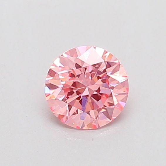 Loose Diamond - ROUND 0.41ct Fancy Vivid Pink SI2: Loose Diamond - ROUND 0.41ct Fancy Vivid Pink SI2 Source: This is a real non-mined Diamond that has been grown in a lab Shape: ROUND Carats: 0.41 Color: Fancy Vivid Pink Certification: NONE Additional