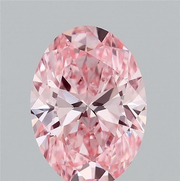 Loose Diamond - OVAL 2.11ct Fancy Vivid Pink VS2: Loose Diamond - OVAL 2.11ct Fancy Vivid Pink VS2 Source: This is a real non-mined Diamond that has been grown in a lab Shape: OVAL Carats: 2.11 Color: Fancy Vivid Pink Certification: IGI Video:
