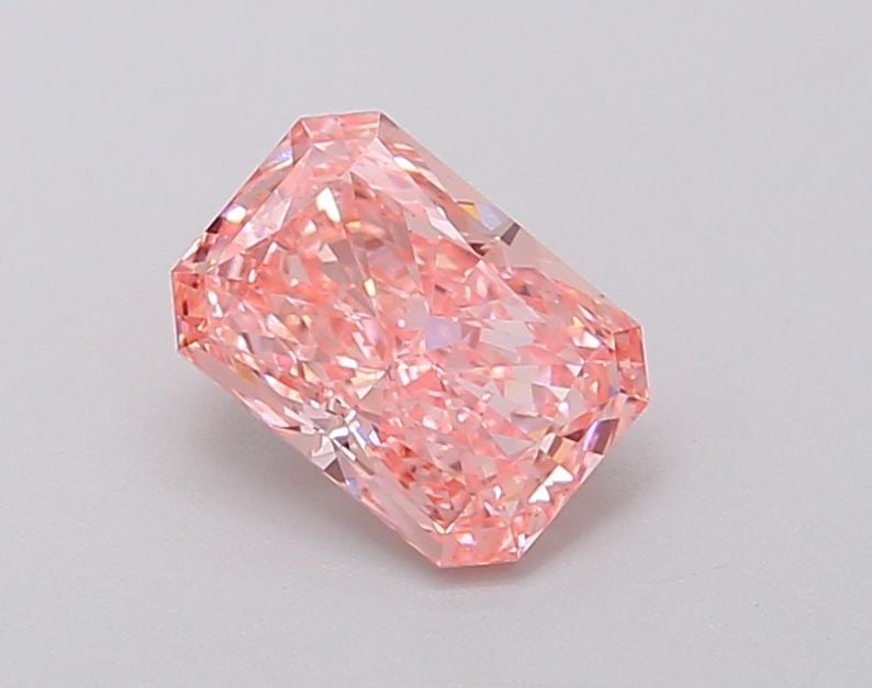 Loose Diamond - RADIANT 1.08ct Fancy Vivid Pink VS1: Loose Diamond - RADIANT 1.08ct Fancy Vivid Pink VS1 Source: This is a real non-mined Diamond that has been grown in a lab Shape: RADIANT Carats: 1.08 Color: Fancy Vivid Pink Certification: IGI Video: