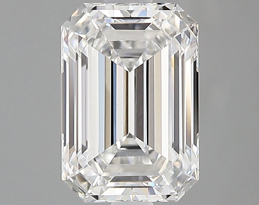 Loose Diamond - EMERALD 1.84ct E VS1: Loose Diamond - EMERALD 1.84ct E VS1 Source: This is a real non-mined Diamond that has been grown in a lab Shape: EMERALD Carats: 1.84 Color: E Clarity: VS1 Certification: IGI Video: