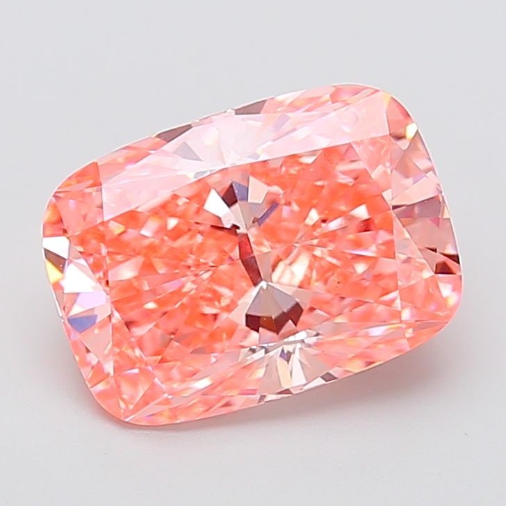 Loose Diamond - CUSHION MODIFIED 5.06ct Fancy Vivid Pink VS1: Loose Diamond - CUSHION MODIFIED 5.06ct Fancy Vivid Pink VS1 Source: This is a real non-mined Diamond that has been grown in a lab Shape: CUSHION MODIFIED Carats: 5.06 Color: Fancy Vivid Pink Certific