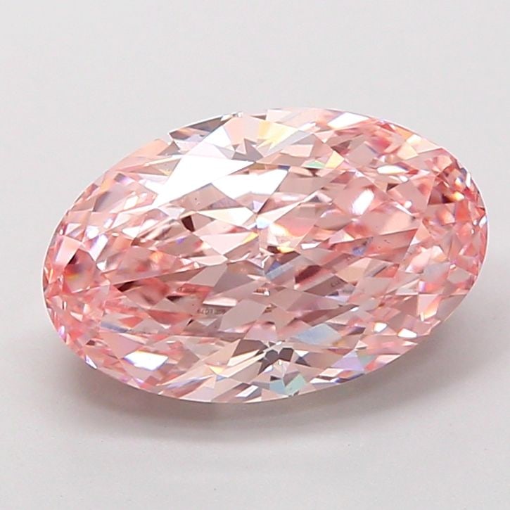Loose Diamond - OVAL 4.52ct Fancy Intense Pink VS1: Loose Diamond - OVAL 4.52ct Fancy Intense Pink VS1 Source: This is a real non-mined Diamond that has been grown in a lab Shape: OVAL Carats: 4.52 Color: Fancy Intense Pink Certification: IGI Video: