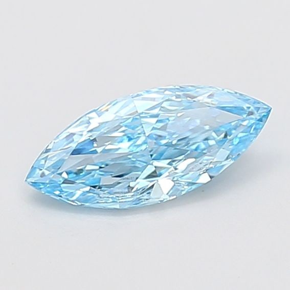 Loose Diamond - MARQUISE 0.8ct Fancy Vivid Blue VS1: Loose Diamond - MARQUISE 0.8ct Fancy Vivid Blue VS1 Source: This is a real non-mined Diamond that has been grown in a lab Shape: MARQUISE Carats: 0.8 Color: Fancy Vivid Blue Certification: IGI Video: