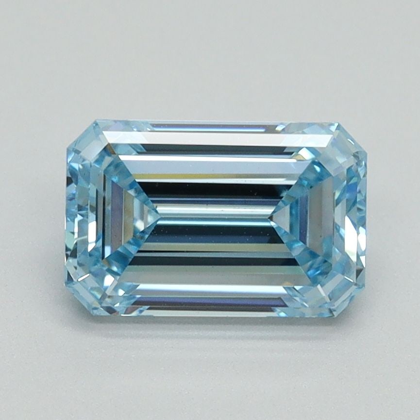 Loose Diamond - EMERALD 1.6ct Fancy Vivid Blue VS1 (1 of 1)