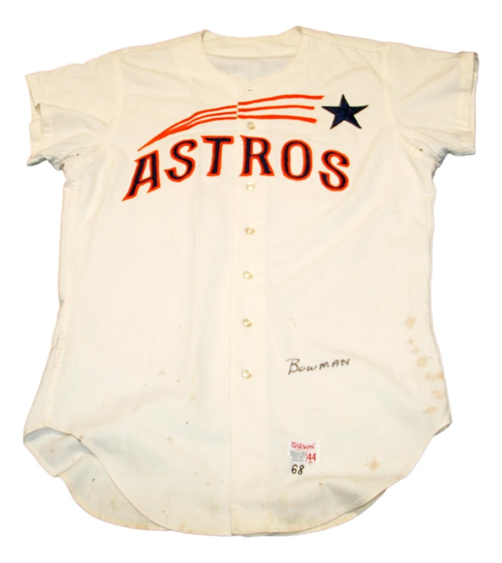 Houston Astros 1968 game used baseball jersey Shooting Star style (1 of 8)