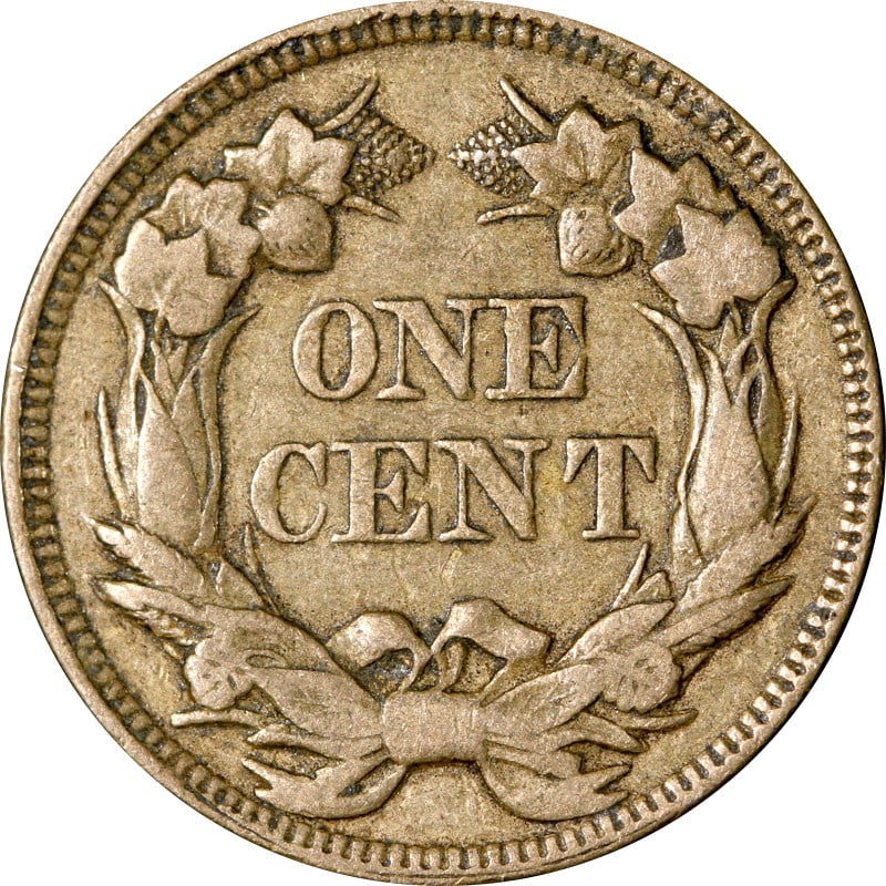 1858 Flying Eagle copper cent Choice+ - 2
