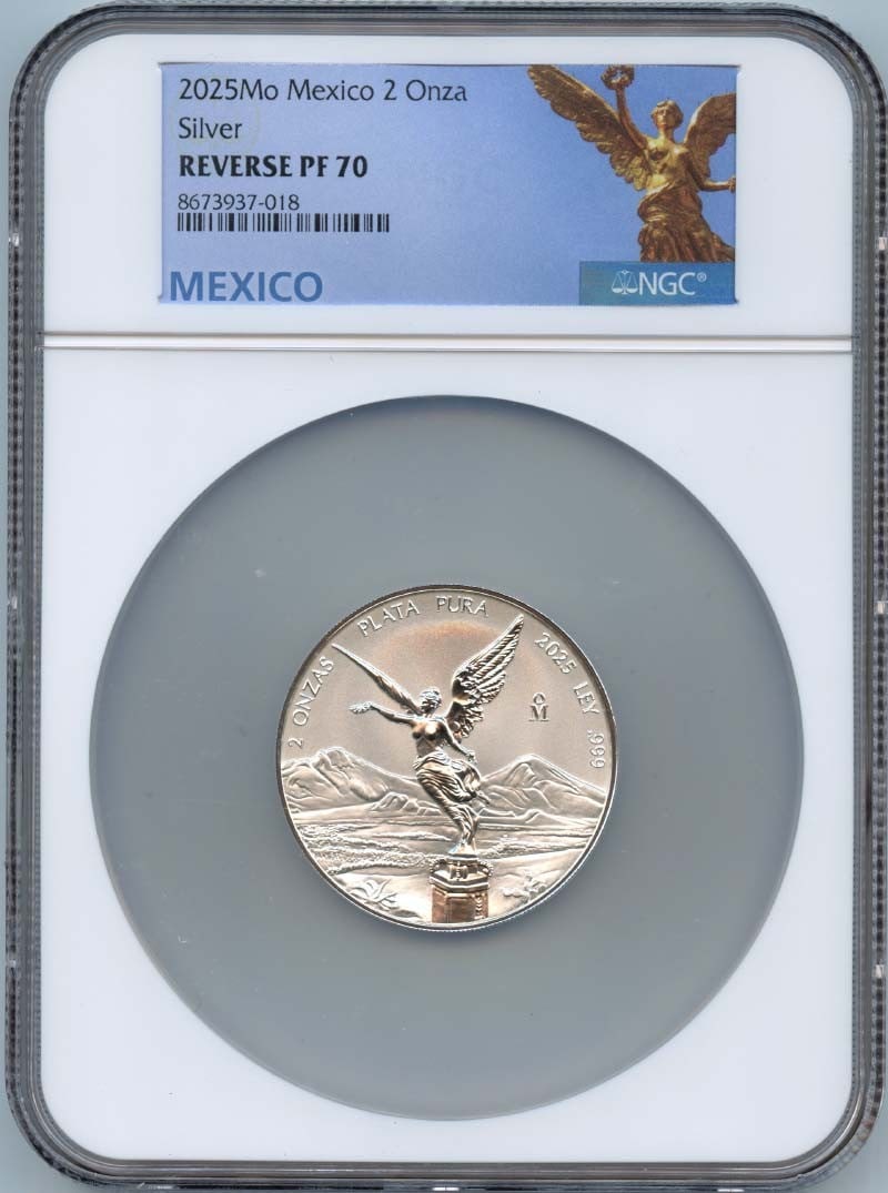 2025 Mexico 2 Onza Libertad Silver NGC PF70 Reverse Proof (1 of 2)