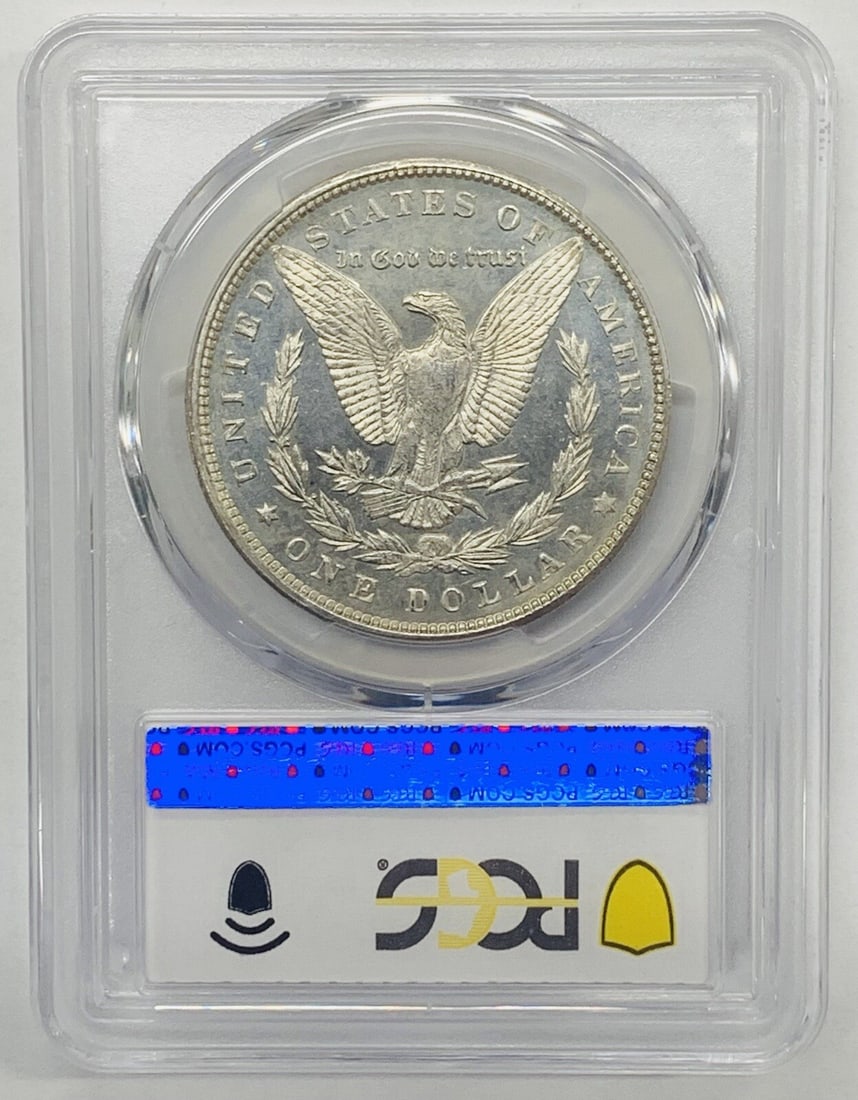 PCGS Certified 1900 Morgan Dollar Silver Coin MS 63 Semi-PL (1 of 2)