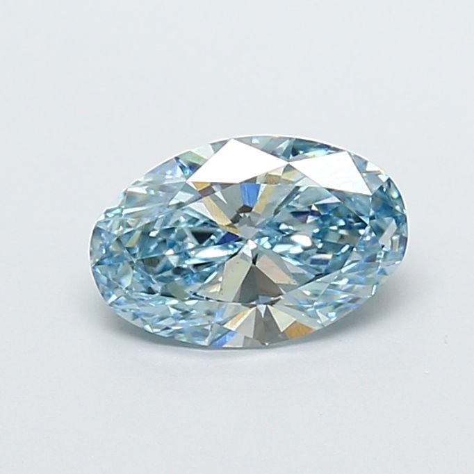 Loose Diamond - OVAL 1.09ct Fancy Vivid Blue VS2: Loose Diamond - OVAL 1.09ct Fancy Vivid Blue VS2 Source: This is a real non-mined Diamond that has been grown in a lab Shape: OVAL Carats: 1.09 Color: Fancy Vivid Blue Certification: IGI Video: Video