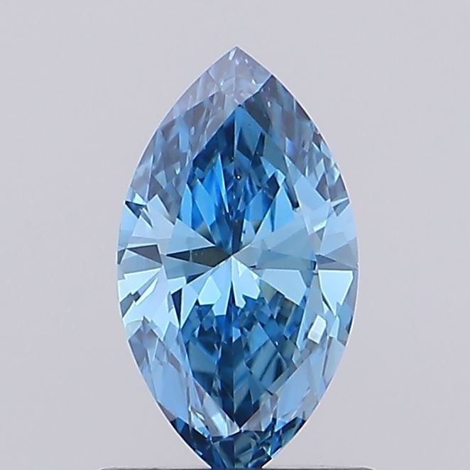 Loose Diamond - MARQUISE 0.7ct Fancy Vivid Blue VS1: Loose Diamond - MARQUISE 0.7ct Fancy Vivid Blue VS1 Source: This is a real non-mined Diamond that has been grown in a lab Shape: MARQUISE Carats: 0.7 Color: Fancy Vivid Blue Certification: NONE
