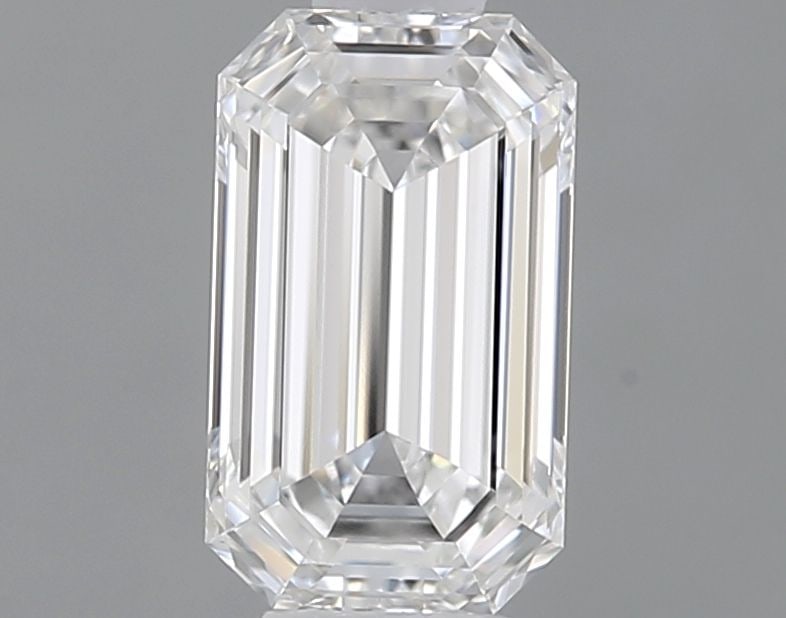 Loose Diamond - EMERALD 0.49ct D VS1: Loose Diamond - EMERALD 0.49ct D VS1 Source: This is a real non-mined Diamond that has been grown in a lab Shape: EMERALD Carats: 0.49 Color: D Clarity: VS1 Certification: NONE Additional images avail