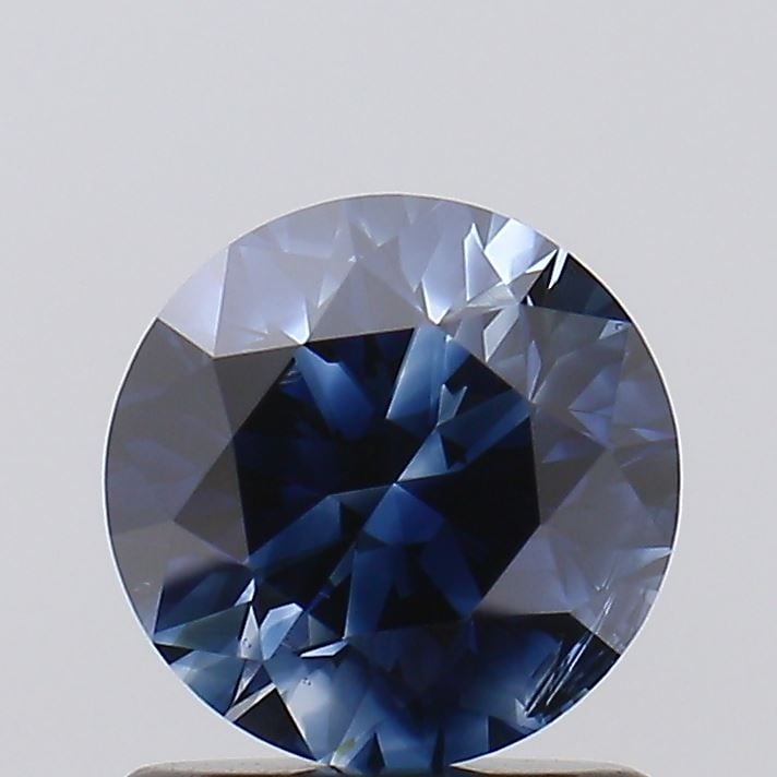 Loose Diamond - ROUND 1.09ct Fancy Deep Blue I1: Loose Diamond - ROUND 1.09ct Fancy Deep Blue I1 Source: This is a real non-mined Diamond that has been grown in a lab Shape: ROUND Carats: 1.09 Color: Fancy Deep Blue Certification: NONE Video: