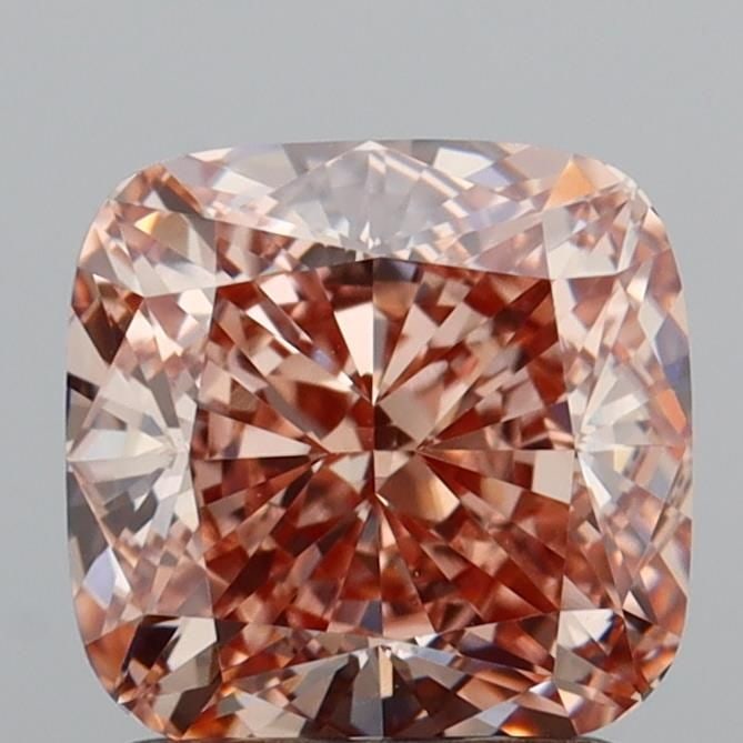 Loose Diamond - CUSHION MODIFIED 1.78ct Fancy Pinkish Brown VS1: Loose Diamond - CUSHION MODIFIED 1.78ct Fancy Pinkish Brown VS1 Source: This is a real non-mined Diamond that has been grown in a lab Shape: CUSHION MODIFIED Carats: 1.78 Color: Fancy Pinkish Brown