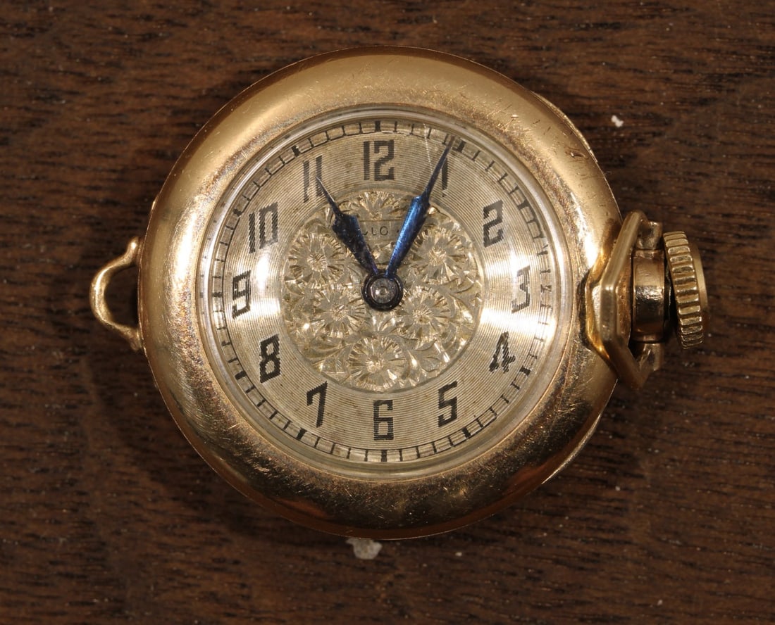 Vintage Bulova 10K Gold Filled Pocket Watch 1982-1983 Mechanical (1 of 4)