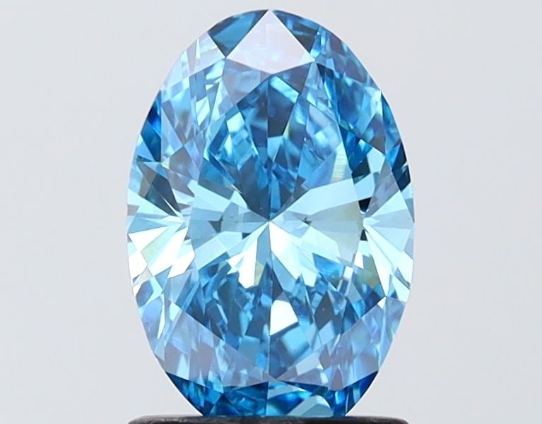 Loose Diamond - OVAL 1.23ct Fancy Vivid Blue VS1 (1 of 1)