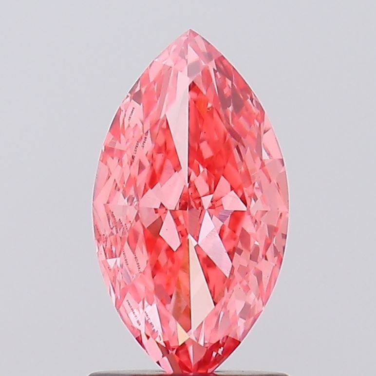 Loose Diamond - MARQUISE 1.53ct Fancy Vivid Pink VS1: Loose Diamond - MARQUISE 1.53ct Fancy Vivid Pink VS1 Source: This is a real non-mined Diamond that has been grown in a lab Shape: MARQUISE Carats: 1.53 Color: Fancy Vivid Pink Certification: IGI Video