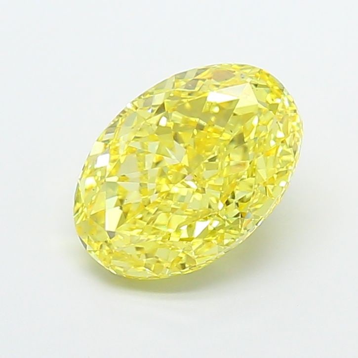 Loose Diamond - OVAL 4.03ct Fancy Vivid Yellow SI1: Loose Diamond - OVAL 4.03ct Fancy Vivid Yellow SI1 Source: This is a real non-mined Diamond that has been grown in a lab Shape: OVAL Carats: 4.03 Color: Fancy Vivid Yellow Certification: IGI Video: