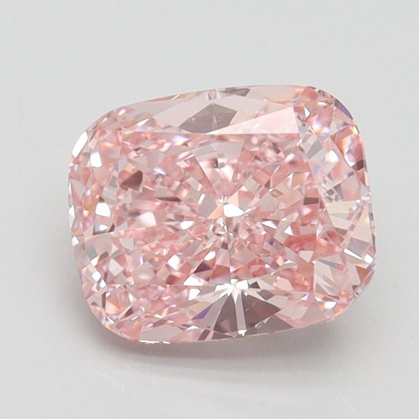 Loose Diamond - CUSHION BRILLIANT 2.06ct Fancy Intense Pink VS1: Loose Diamond - CUSHION BRILLIANT 2.06ct Fancy Intense Pink VS1 Source: This is a real non-mined Diamond that has been grown in a lab Shape: CUSHION BRILLIANT Carats: 2.06 Color: Fancy Intense Pink Ce