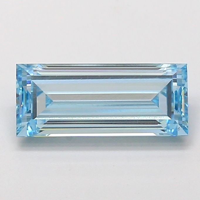 Loose Diamond - BAGUETTE 2.09ct Fancy Intense Blue VS1: Loose Diamond - BAGUETTE 2.09ct Fancy Intense Blue VS1 Source: This is a real non-mined Diamond that has been grown in a lab Shape: BAGUETTE Carats: 2.09 Color: Fancy Intense Blue Certification: IGI V