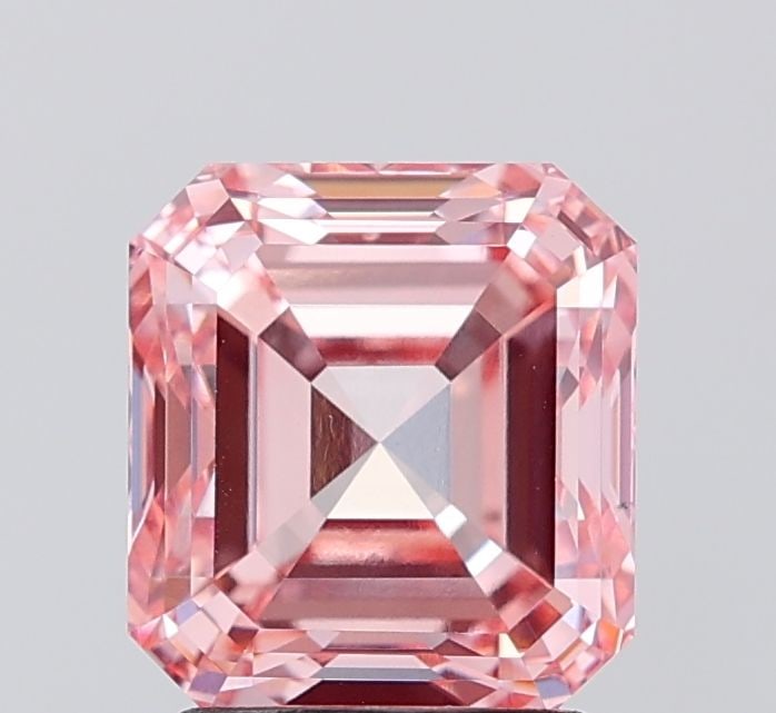 Loose Diamond - EMERALD 3.03ct Fancy Intense Pink VS1: Loose Diamond - EMERALD 3.03ct Fancy Intense Pink VS1 Source: This is a real non-mined Diamond that has been grown in a lab Shape: EMERALD Carats: 3.03 Color: Fancy Intense Pink Certification: IGI Vid