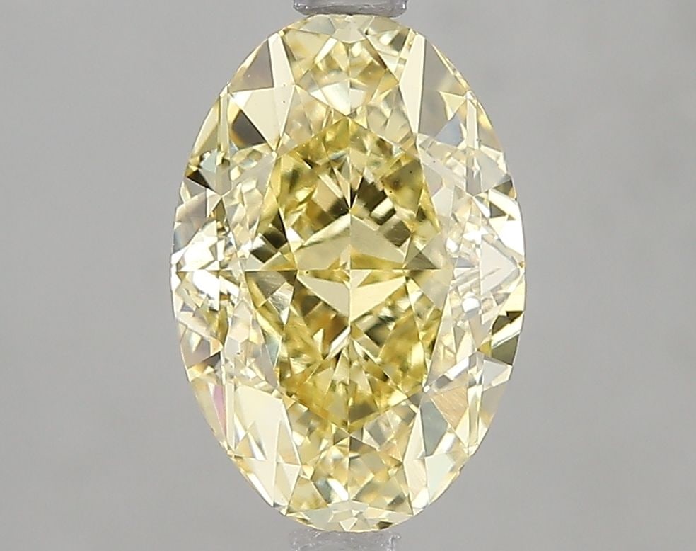 Loose Diamond - OVAL 2.57ct Fancy Intense Yellow VS1: Loose Diamond - OVAL 2.57ct Fancy Intense Yellow VS1 Source: This is a real non-mined Diamond that has been grown in a lab Shape: OVAL Carats: 2.57 Color: Fancy Intense Yellow Certification: IGI