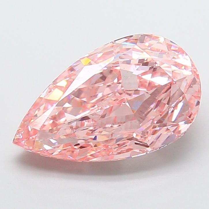 Loose Diamond - PEAR 10.06ct Fancy Intense Pink VS2: Loose Diamond - PEAR 10.06ct Fancy Intense Pink VS2 Source: This is a real non-mined Diamond that has been grown in a lab Shape: PEAR Carats: 10.06 Color: Fancy Intense Pink Certification: IGI Video: