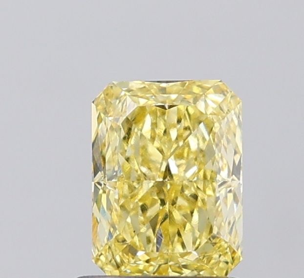Loose Diamond - RADIANT 1.06ct Fancy Intense Yellow VS1: Loose Diamond - RADIANT 1.06ct Fancy Intense Yellow VS1 Source: This is a real non-mined Diamond that has been grown in a lab Shape: RADIANT Carats: 1.06 Color: Fancy Intense Yellow Certification: IGI