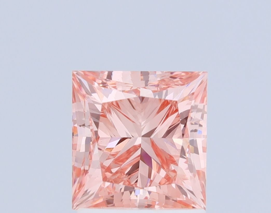 Loose Diamond - PRINCESS 1.84ct Fancy Vivid Pink VS1: Loose Diamond - PRINCESS 1.84ct Fancy Vivid Pink VS1 Source: This is a real non-mined Diamond that has been grown in a lab Shape: PRINCESS Carats: 1.84 Color: Fancy Vivid Pink Certification: IGI