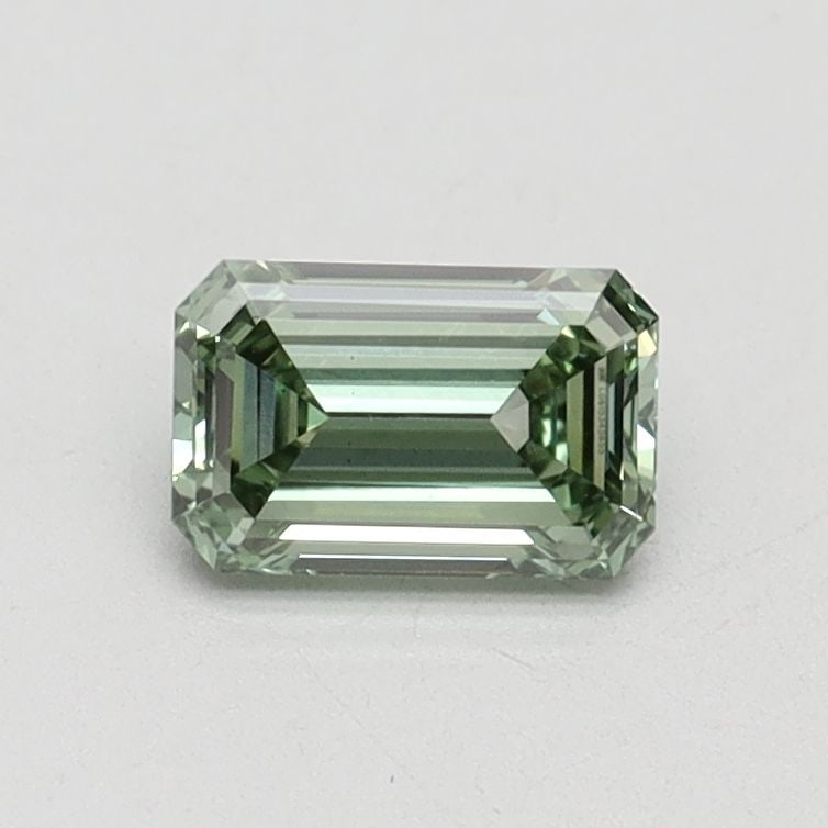 Loose Diamond - EMERALD 0.58ct Fancy Intense Green VS1: Loose Diamond - EMERALD 0.58ct Fancy Intense Green VS1 Source: This is a real non-mined Diamond that has been grown in a lab Shape: EMERALD Carats: 0.58 Color: Fancy Intense Green Certification: IGI
