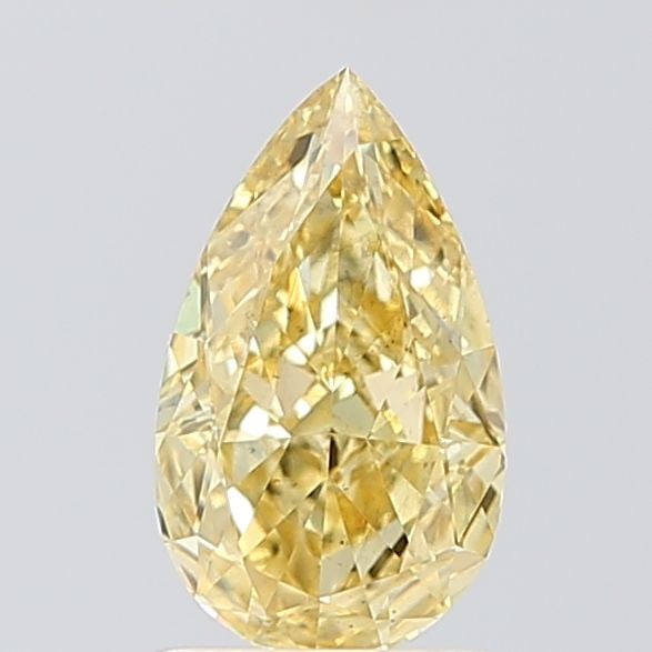 Loose Diamond - PEAR 1.15ct Fancy Intense Yellow VS2: Loose Diamond - PEAR 1.15ct Fancy Intense Yellow VS2 Source: This is a real non-mined Diamond that has been grown in a lab Shape: PEAR Carats: 1.15 Color: Fancy Intense Yellow Certification: IGI