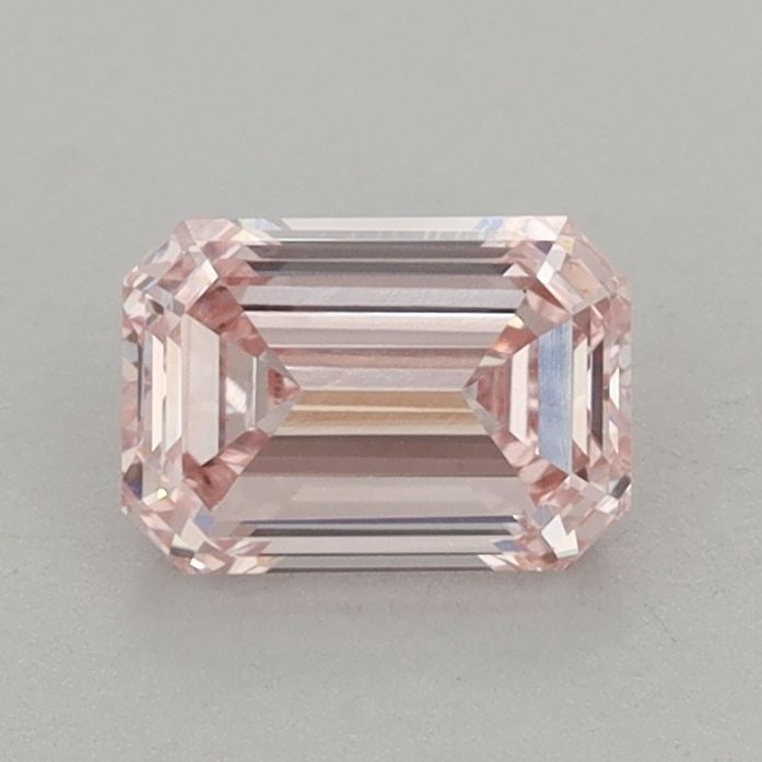 Loose Diamond - EMERALD 0.9ct Fancy Intense Pink VS1: Loose Diamond - EMERALD 0.9ct Fancy Intense Pink VS1 Source: This is a real non-mined Diamond that has been grown in a lab Shape: EMERALD Carats: 0.9 Color: Fancy Intense Pink Certification: IGI