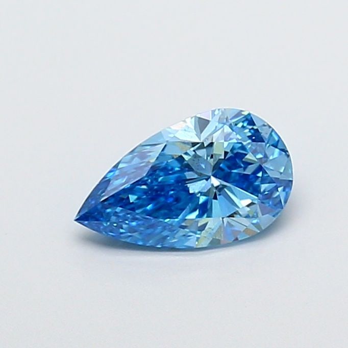 Loose Diamond - PEAR 1.03ct Fancy Vivid Blue VS2: Loose Diamond - PEAR 1.03ct Fancy Vivid Blue VS2 Source: This is a real non-mined Diamond that has been grown in a lab Shape: PEAR Carats: 1.03 Color: Fancy Vivid Blue Certification: IGI Video: Video