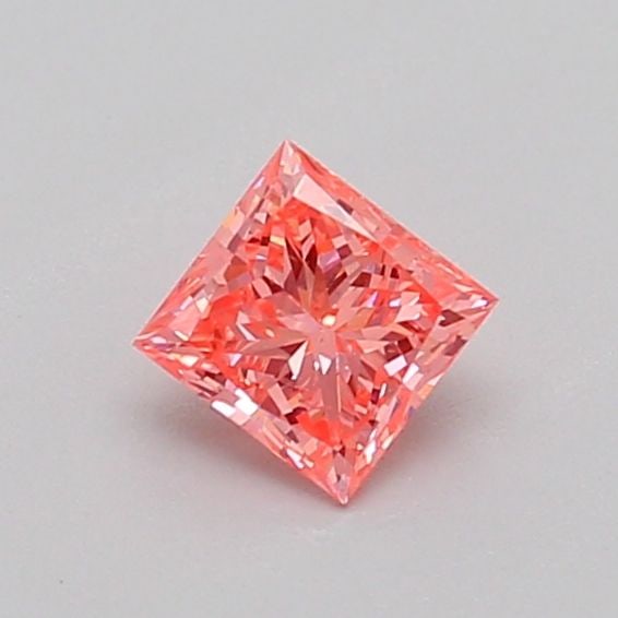 Loose Diamond - PRINCESS 0.38ct Fancy Vivid Pink SI2: Loose Diamond - PRINCESS 0.38ct Fancy Vivid Pink SI2 Source: This is a real non-mined Diamond that has been grown in a lab Shape: PRINCESS Carats: 0.38 Color: Fancy Vivid Pink Certification: IGI