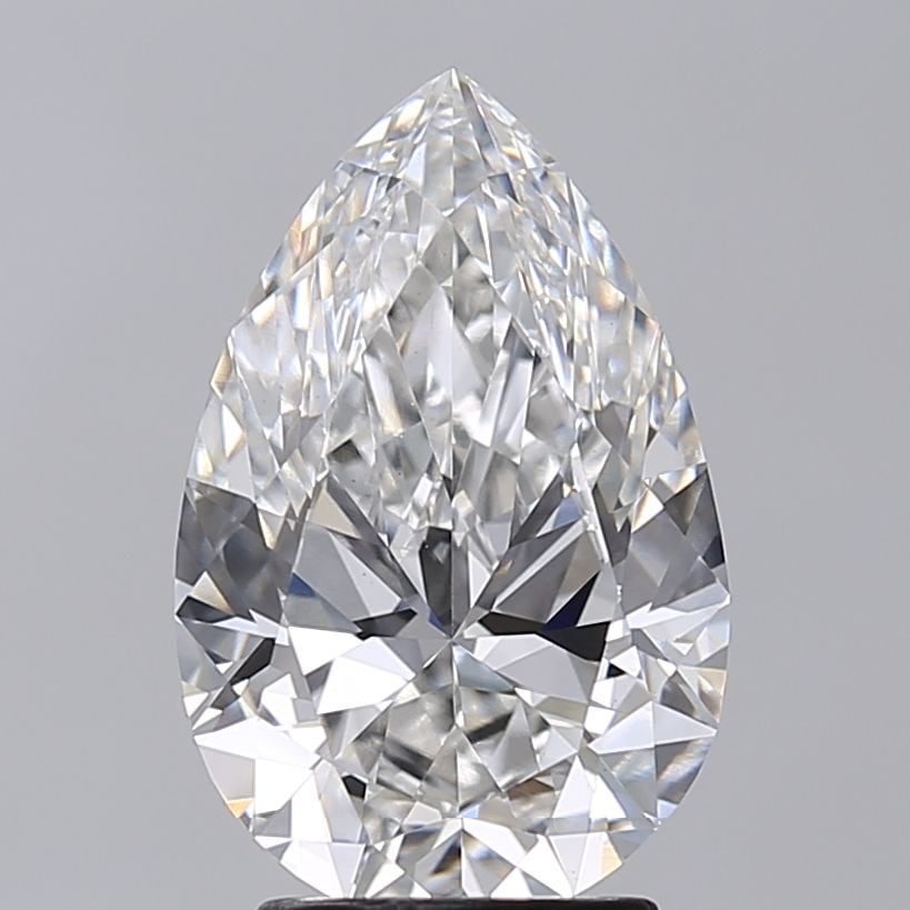 Loose Diamond - PEAR 3.0ct F VVS2: Loose Diamond - PEAR 3.0ct F VVS2 Source: This is a real non-mined Diamond that has been grown in a lab Shape: PEAR Carats: 3.0 Color: F Clarity: VVS2 Certification: IGI Video: Video Link Additional