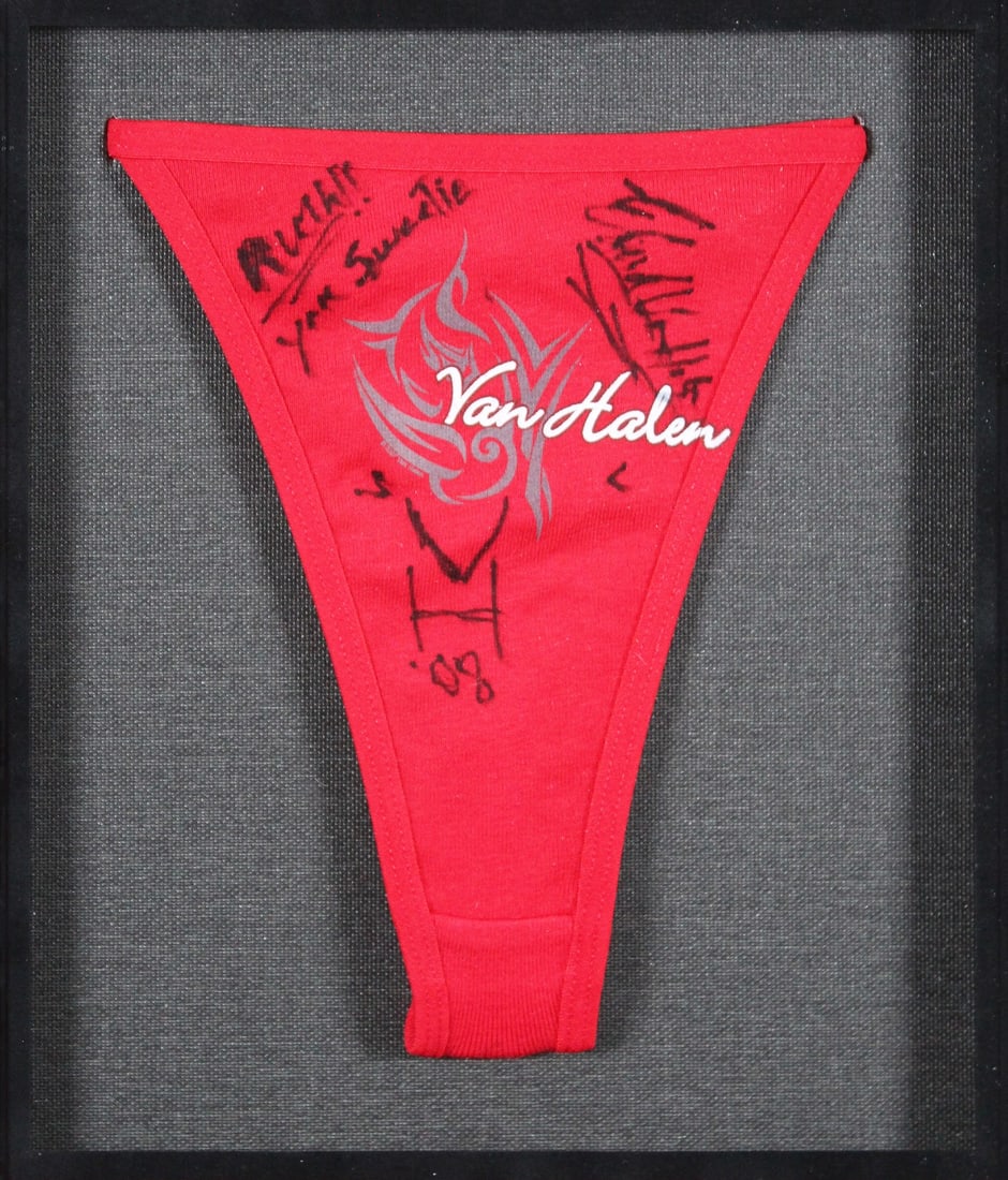 Eddie Van Halen Signed Framed Display with BAS Authentication - 4